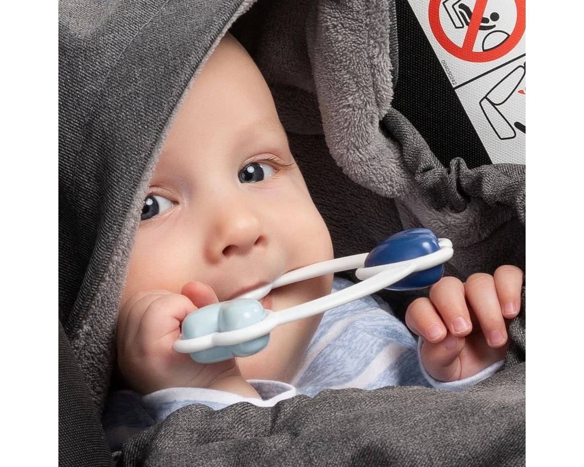 Zamboo Fußsack Grau Baby Winter Einschlagdecke mit Thermo-Fleece - Bild 4