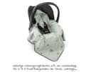 Baby Einschlagdecke aus Baumwolle mit Pusteblumen-Muster Bild 1