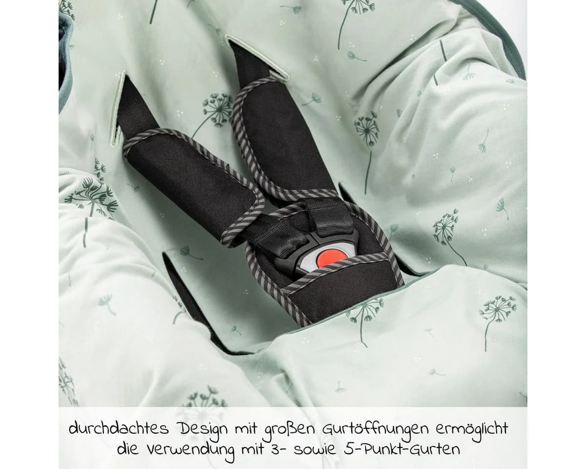 Baby Einschlagdecke aus Baumwolle mit Pusteblumen-Muster - Bild 3