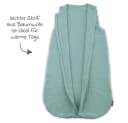 LaLoona Schlafsack Mint, Baby Mull Sommerschlafsack ohne Ärmel 100% Baumwolle Bild 4