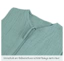 LaLoona Schlafsack Mint, Baby Mull Sommerschlafsack ohne Ärmel 100% Baumwolle Bild 5