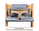 LaLoona Hochstuhlauflage Grau für Stokke Tripp Trapp - Sitzkissen Bild 1