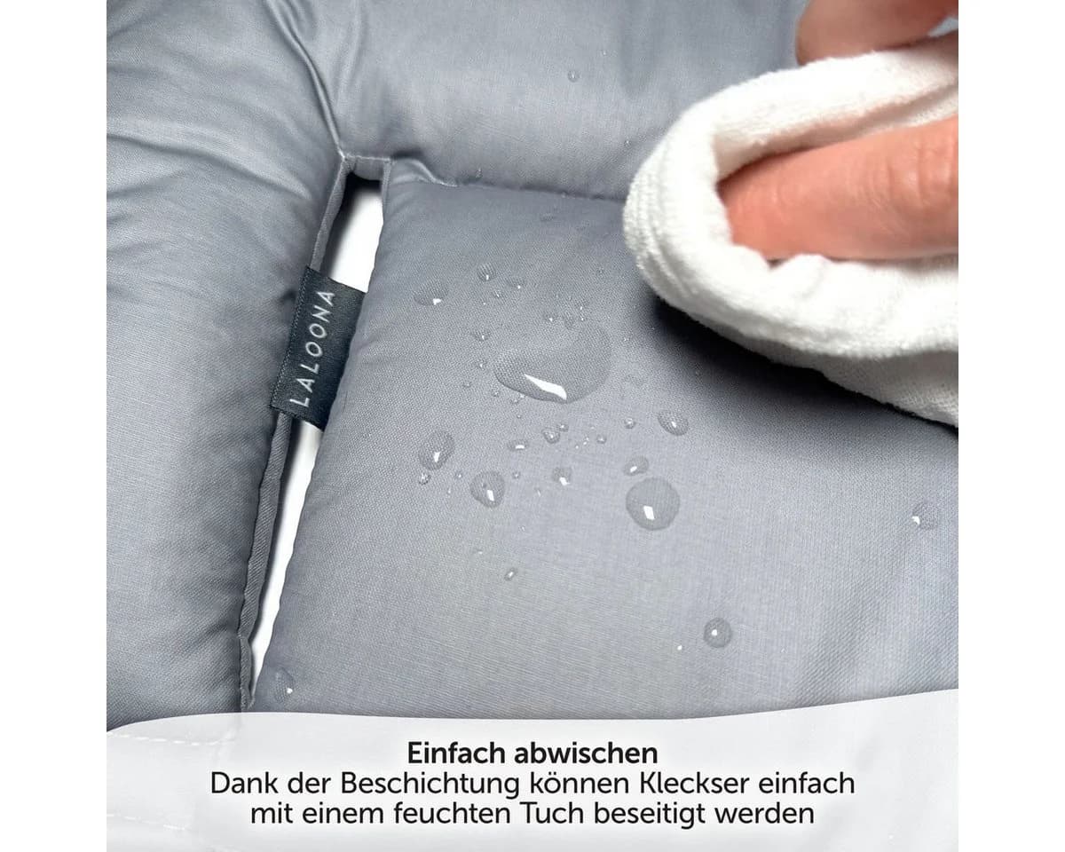 LaLoona Hochstuhlauflage Grau für Stokke Tripp Trapp - Sitzkissen - Bild 5