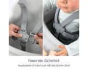 Zamboo Hochstuhl Grau, Baby Kinderhochstuhl mit Tablett & Gurt Bild 5