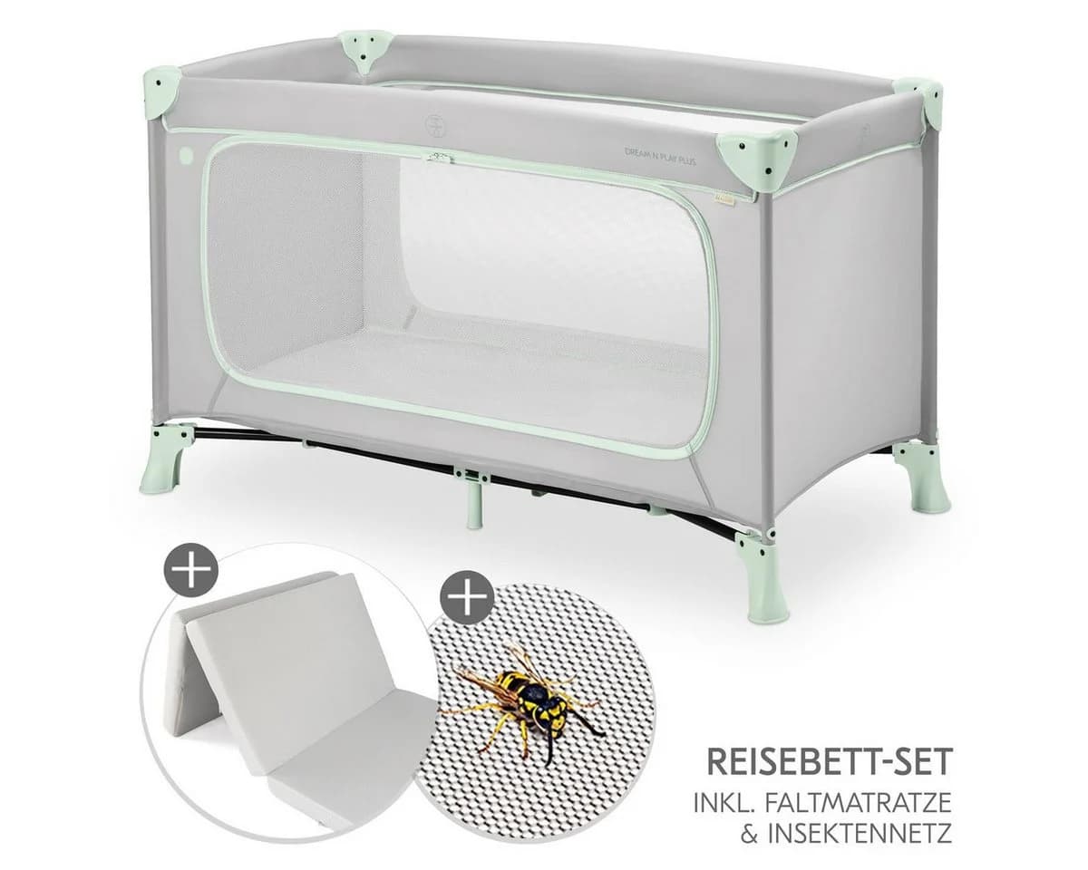 Hauck Baby-Reisebett Dream N Play Plus mit Matratze & Insektenschutz - Bild 2