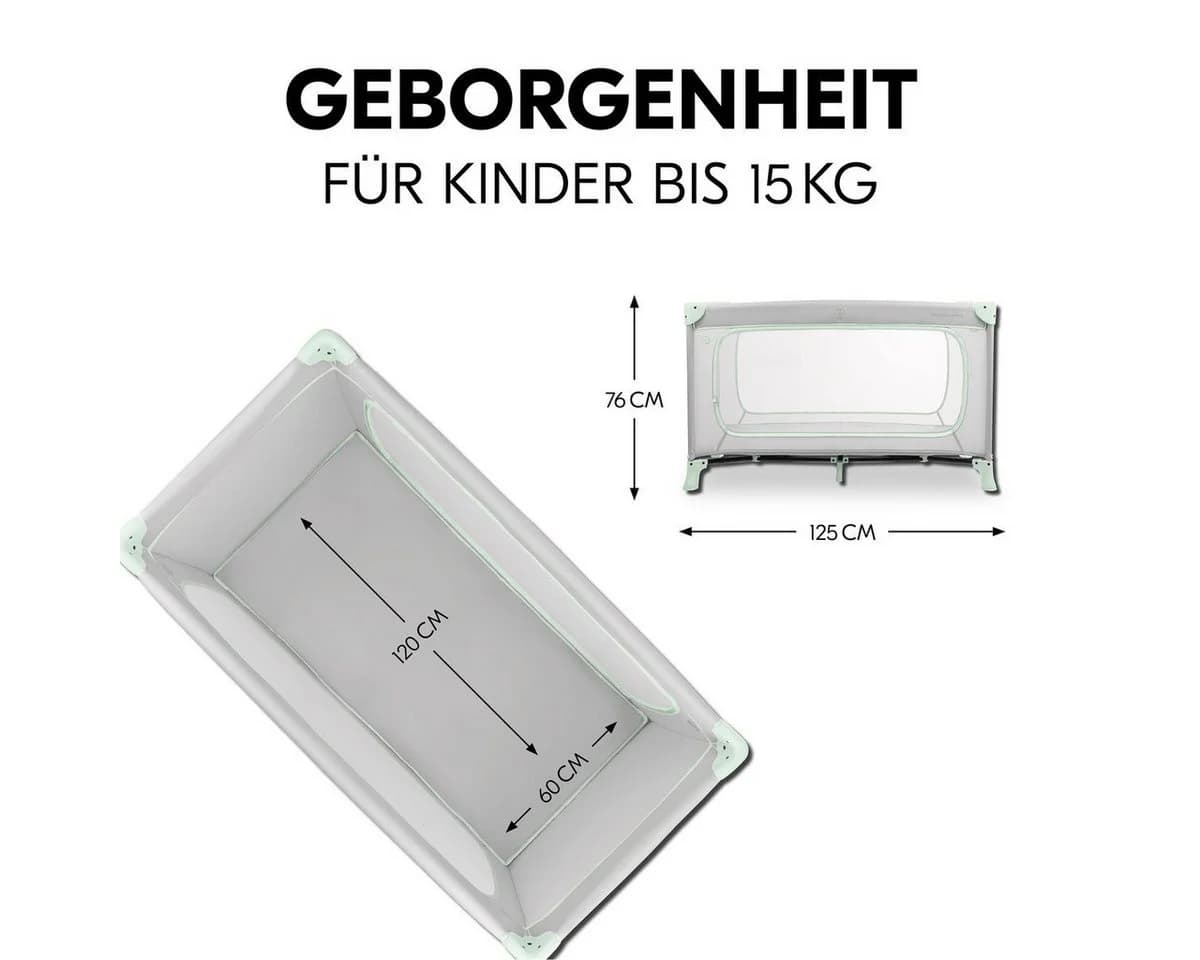 Hauck Baby-Reisebett Dream N Play Plus mit Matratze & Insektenschutz - Bild 3