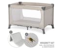Hauck Baby-Reisebett Dream N Play Beige mit Matratze & Insektenschutz Bild 2