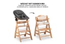 Hauck Hochstuhl Beta Plus Newborn Set Eco Natural mit Neugeborenensufsatz Bild 4