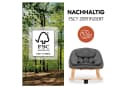 Hauck Hochstuhl Beta Plus Newborn Set Eco Natural mit Neugeborenensufsatz Bild 5