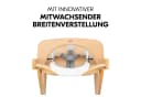 Hauck Alpha Plus Hochstuhl Set Natur Holz mit Click Tray & Baby-Sitz Bild 3