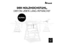 Hauck Hochstuhl Alpha Plus Mitwachsender Holz Kinderhochstuhl Beige/Weiß Bild 1