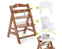 Hauck Hochstuhl Alpha Plus Set Walnut mitwachsend Bild 2