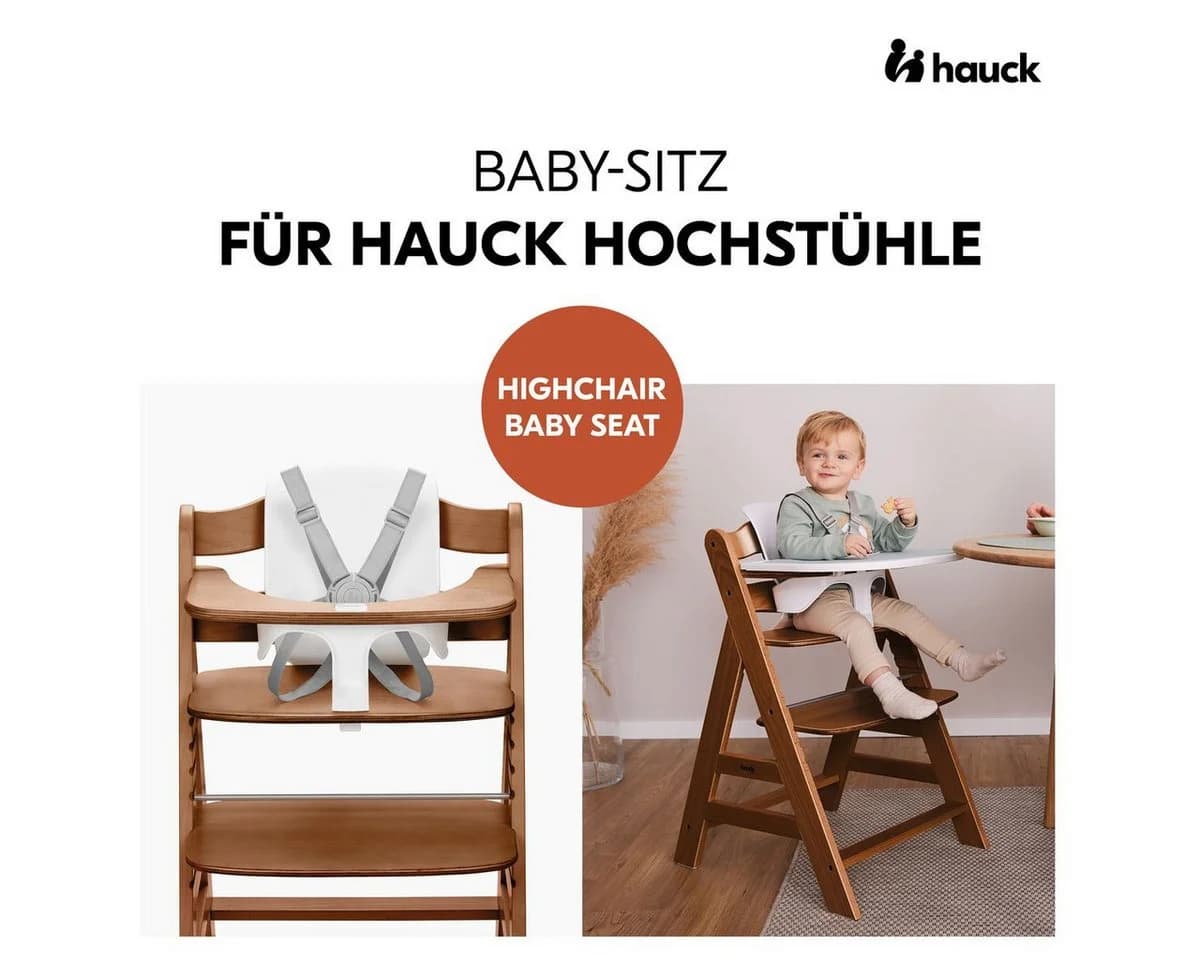 Hauck Hochstuhl Alpha Plus Set Walnut mitwachsend - Bild 4