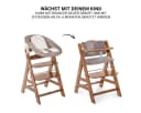 Hauck Hochstuhl Alpha Plus Newborn Set Buche Braun Bild 3
