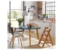 Hauck Hochstuhl Alpha Plus Set Natur Mitwachsender Holz Bild 3