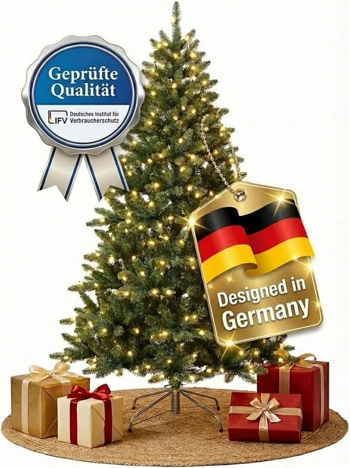 Waidmeister Künstlicher Weihnachtsbaum mit LED Beleuchtung - Bild 2