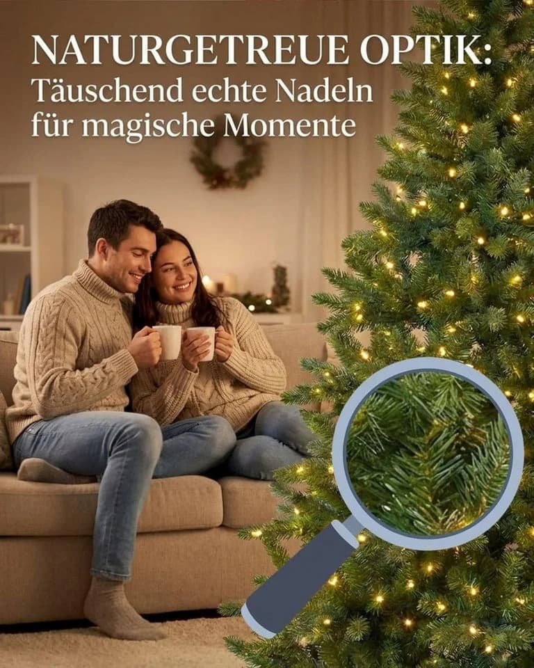 Waidmeister Künstlicher Weihnachtsbaum mit LED Beleuchtung - Bild 3