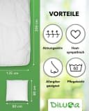 DILUMA Bett-Set 4-teilig Mikrofaser Ganzjahresdecke 135x200 cm Bild 5