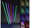 NYVI LED RGB Leuchtstab mit Fernbedienung - Dimmbar, 8 Farben, Polycarbonat Bild 1