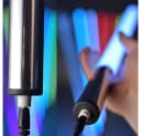 NYVI LED RGB Leuchtstab mit Fernbedienung - Dimmbar, 8 Farben, Polycarbonat Bild 4