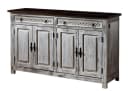 Massivmoebel24 Sideboard CASTLE-ANTIK Weiß Mango Akazie Bild 2