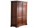 Massivmoebel24 Kleiderschrank OXFORD Akazie Nougat lackiert Bild 2