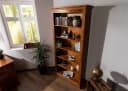 Massivmoebel24 Bücherregal OXFORD Akazie honig lackiert Bild 1