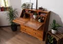 Massivmoebel24 Schreibtisch Sekretär Akazie 107x50x100 honig lackiert OXFORD #0515 Bild 1