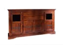 Massivmoebel24 Sideboard OXFORD Massivholz Akazie Nougat Lackiert Bild 2