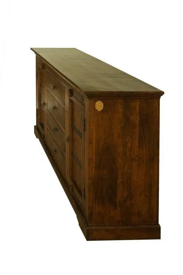 Massivmoebel24 Sideboard OXFORD Massivholz Akazie 150x45x89 Nougat Lackiert - Bild 5