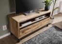 Massivmoebel24 TV-Board Wildeiche 120x40x56 cm Natur Bild 3