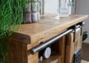 Massivmoebel24 Kommode RAILWAY Mango Holz Industrial Look Bild 5