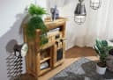 Massivmoebel24 Kommode RAILWAY Mango Massivholz Beige Industrial Bild 1