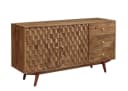 Massivmoebel24 Sideboard MOSAYK Akazie Massivholz natur lackiert Bild 2