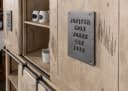 Massivmoebel24 Highboard RAILWAY Eiche massiv beige Industrial Look Bild 5