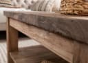 Massivmoebel24 Couchtisch Teak 90x90x45 cm Beige Unbehandelt Bild 5