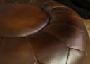Massivmoebel24 Hocker CHESTERFIELD Echtleder Braun Bild 5