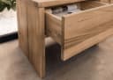 Massivmoebel24 Nachttisch Wildeiche massiv beige geölt Balkenoptik Bild 5