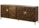 Massivmoebel24 Sideboard DIAMOND Vollmassiv Mango Braun Bild 2