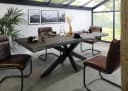 Baumkantentisch FREEFORM 180x90x77 cm Mangoholz Massiv Bild 2