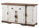 Massivmoebel24 Sideboard TOULOUSE Mango Massivholz Weiß Lackiert Bild 2