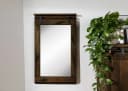 Massivmoebel24 Spiegel Mango 60x8x100 Braun Lackiert Industrial Bild 3