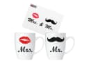 BRUBAKER Tassen 2er-Set "Mr. & Mrs." Keramik Geschenkset Bild 2