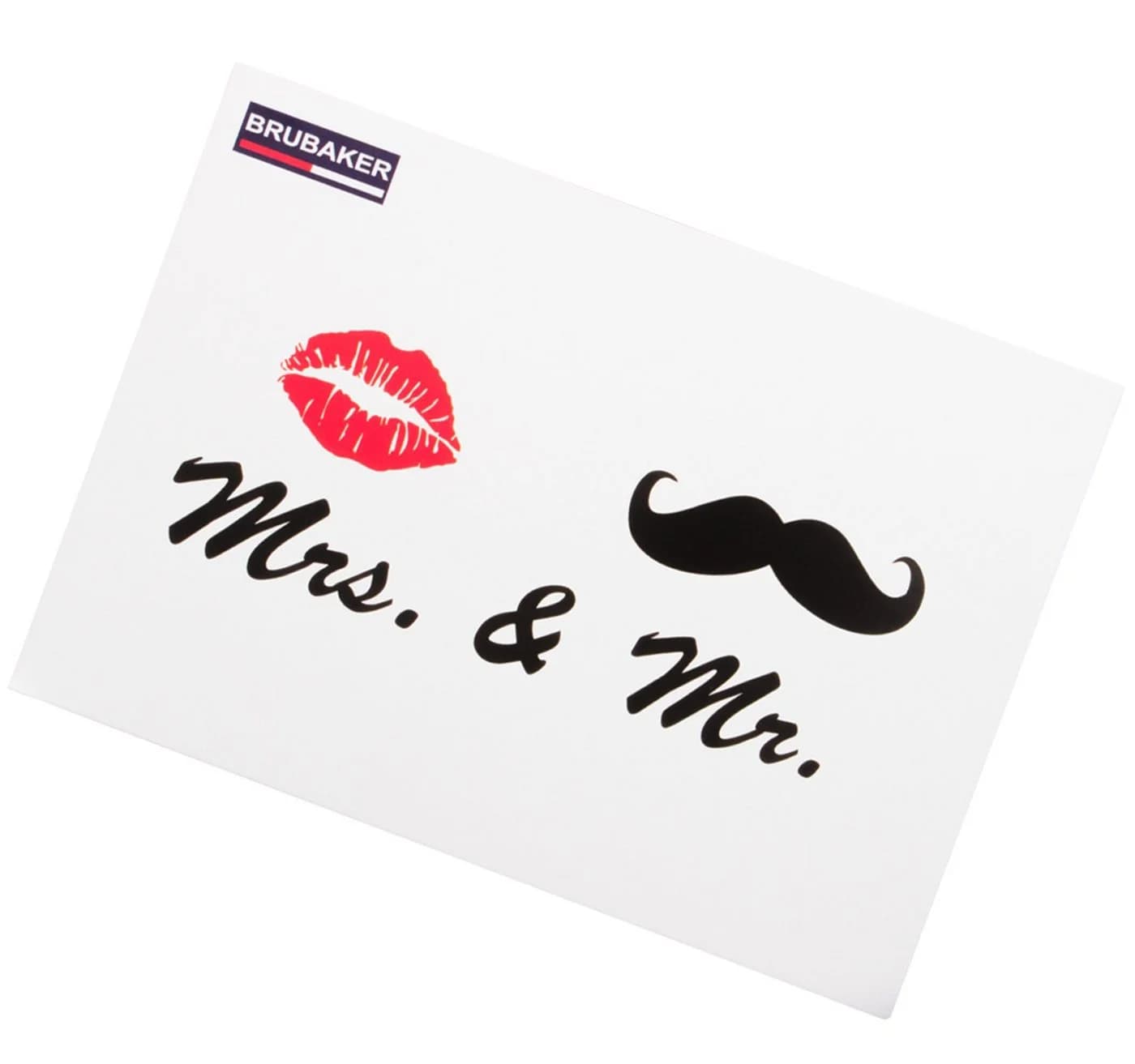 BRUBAKER Tassen 2er-Set "Mr. & Mrs." Keramik Geschenkset - Bild 3