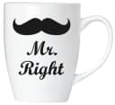 BRUBAKER Tassen-Set 2-tlg. "Mr. Right & Mrs. Always Right" Keramik Bild 5