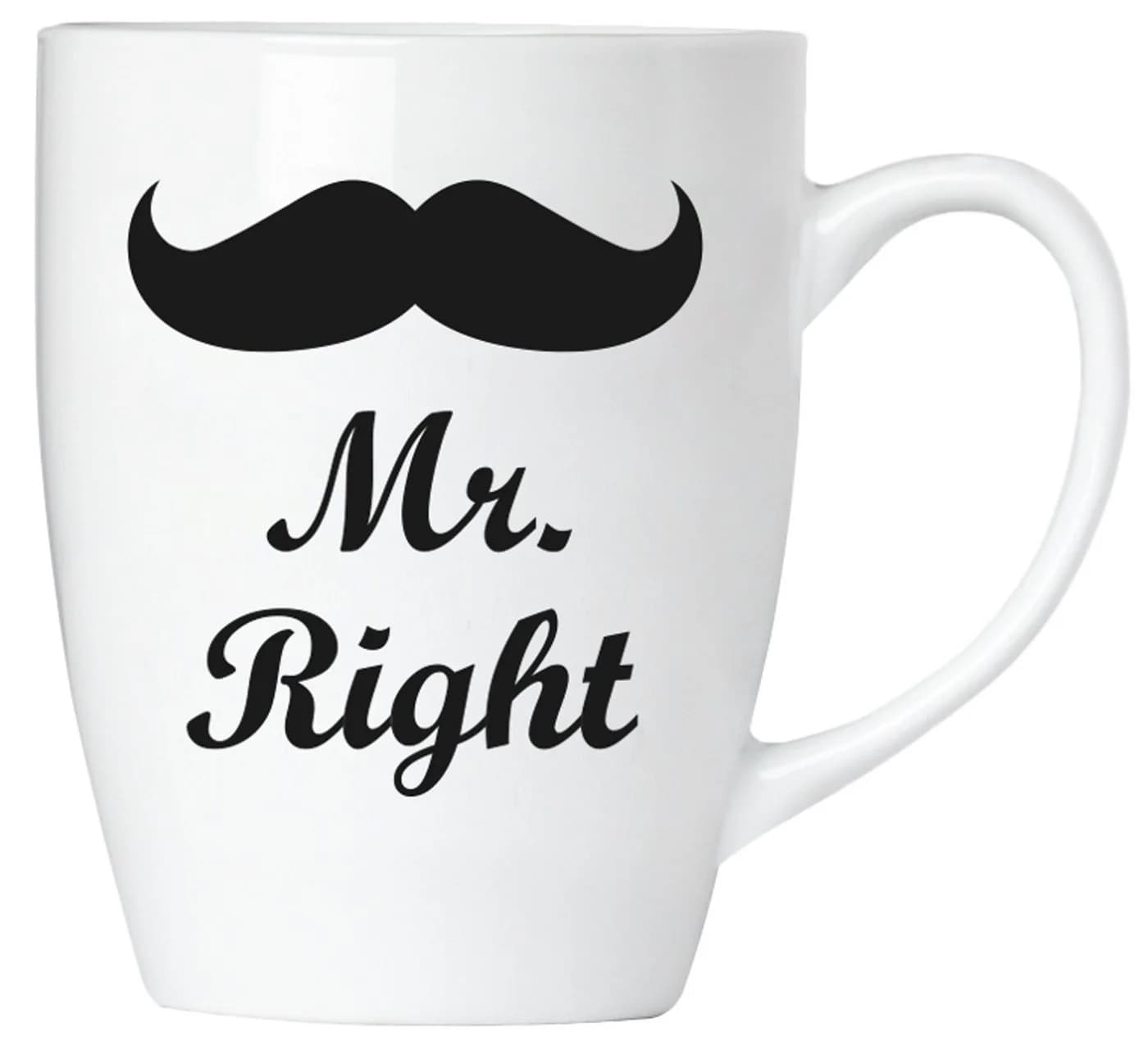 BRUBAKER Tassen-Set 2-tlg. "Mr. Right & Mrs. Always Right" Keramik - Bild 5