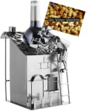 BRUBAKER Weinflaschenhalter Haus mit Dachdecker Flaschenhalter Metall Bild 2