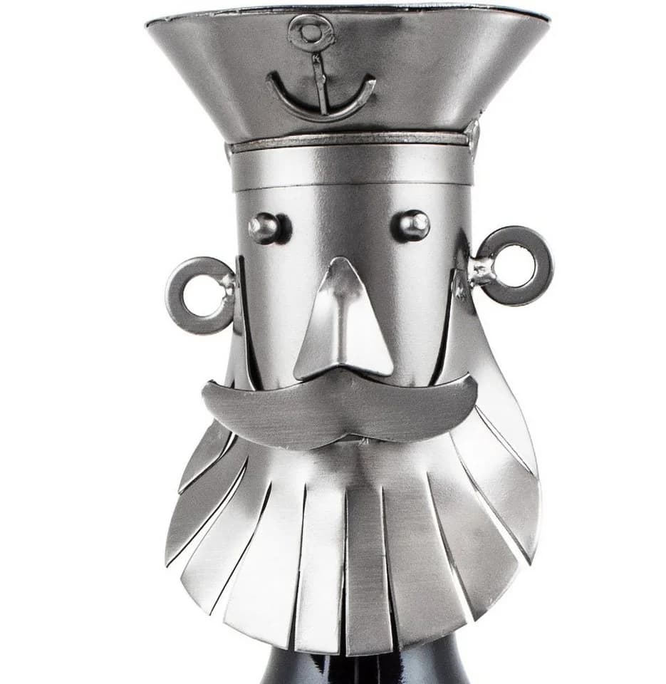 BRUBAKER Weinflaschenhalter Schiffskapitän Metall