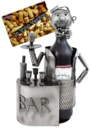 BRUBAKER Weinflaschenhalter Metall Skulptur Bild 2