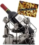 BRUBAKER Weinflaschenhalter Metall Hund Skulptur Bild 2